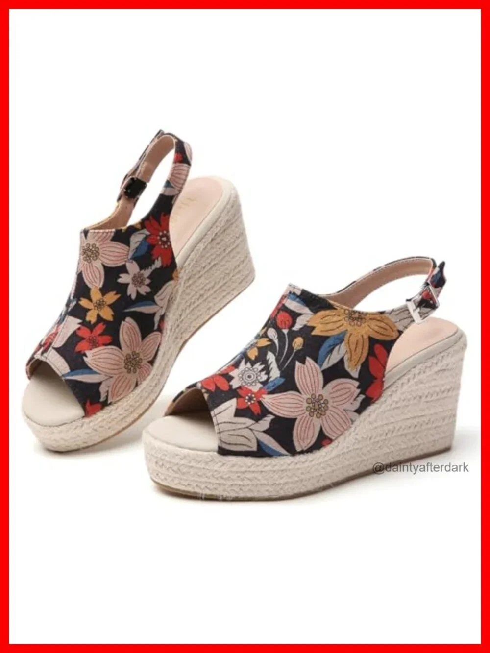 Womens Wedge Espadrilles Sandals Summer Cushioned Memory Foam